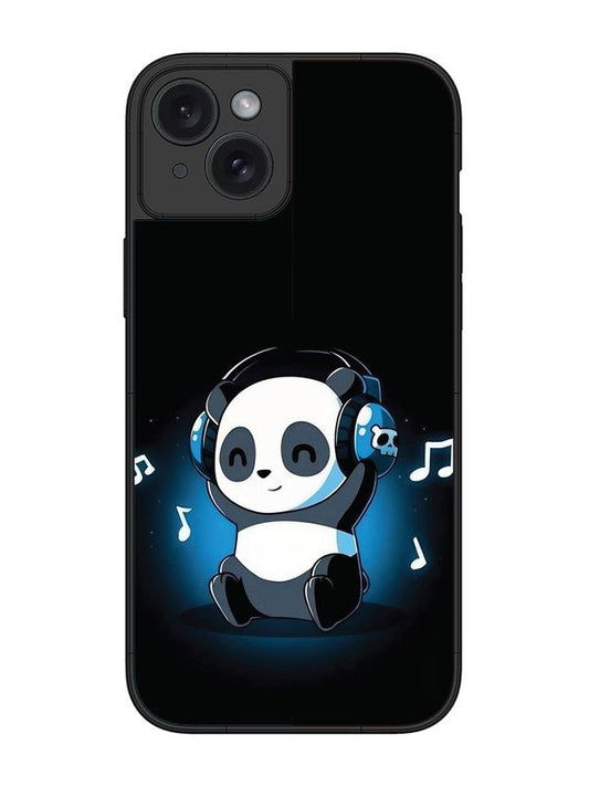 iPhone 15 Plus Panda Listening Music