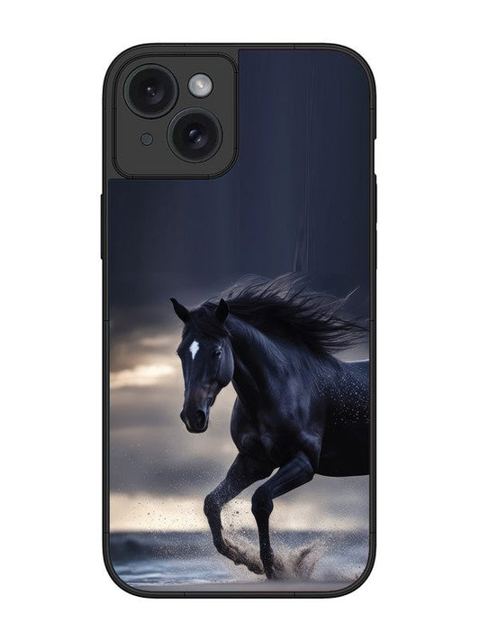 iPhone 15 Plus black-horse-animal