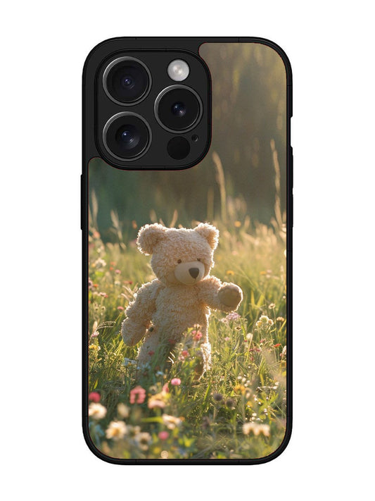 iPhone 15 pro Teddy Bear Outdoors