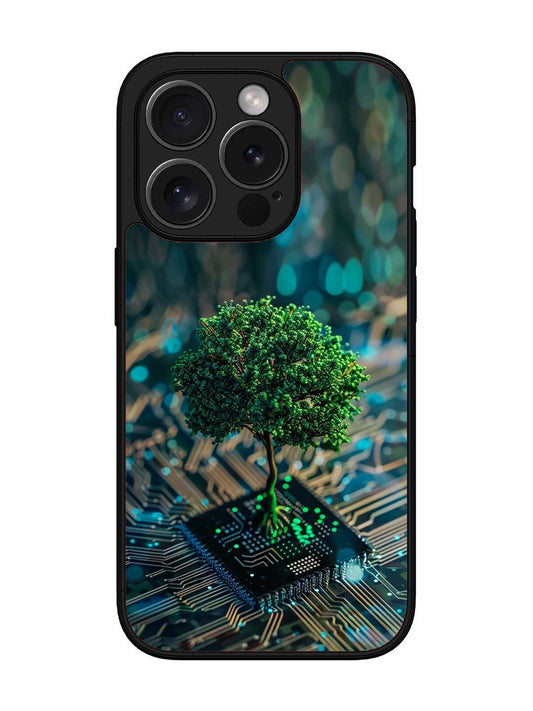 iPhone 15 pro Technology meets nature