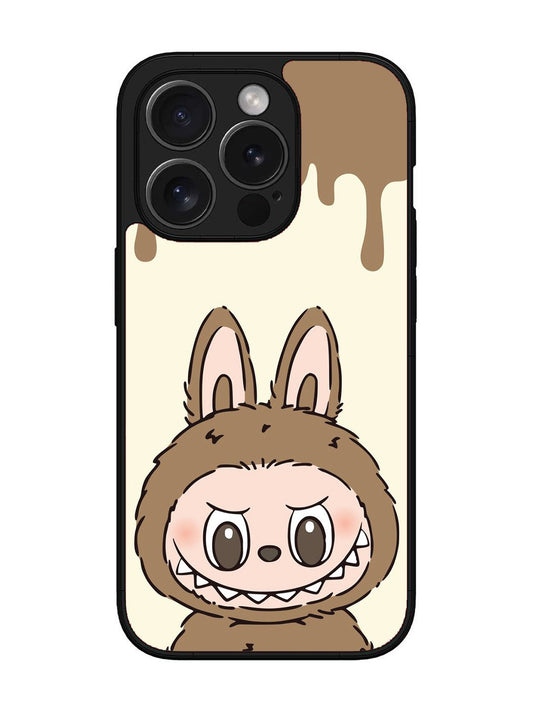 iPhone 15 pro Labubu Closeup Chocolate