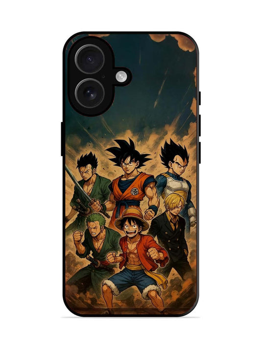 iPhone 16 OnePiece n Dragon Ball Z in one team