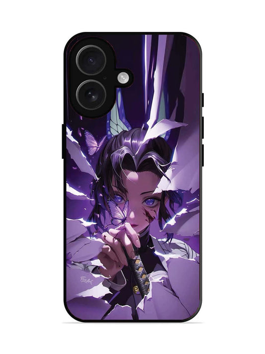 iPhone 16 Purple Butterfly Hashira