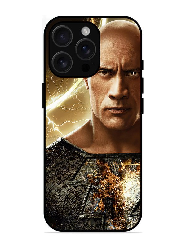 iPhone 16 pro max black-adam-character-poster