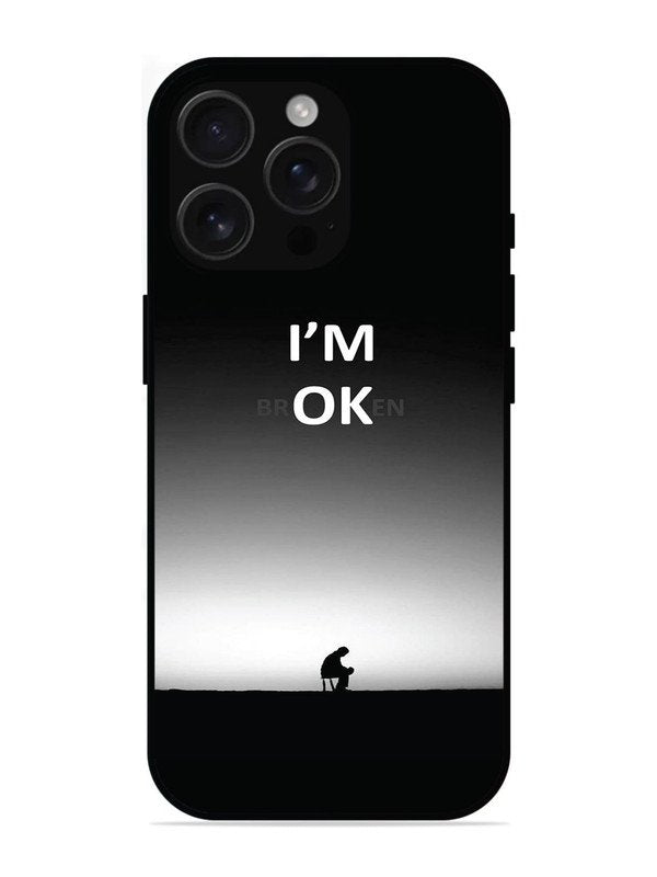 iPhone 16 Pro Max I'm Broken A man on Chair Alone