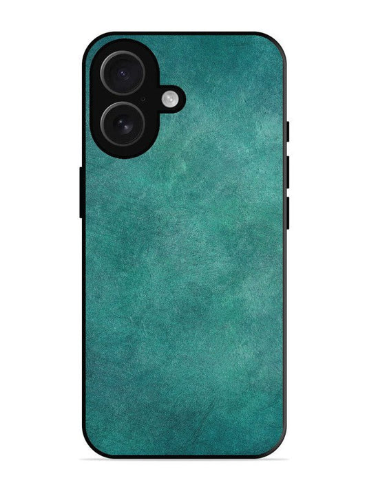 iPhone 16 Jungle green with Scratches Marble