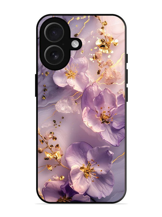 iPhone 16 Orchid with Golden Safron