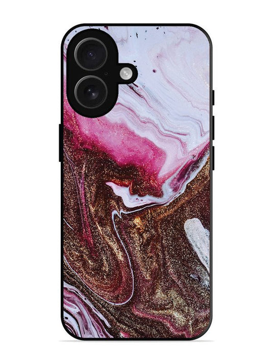 iPhone 16 Elegant Rose & Gold Marble