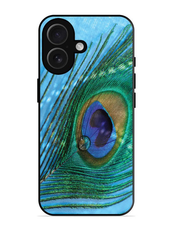 iPhone 16 A drop on Peacock Feather