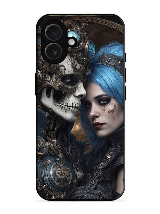 iPhone 16 Plus Skeleton & Devil Girl