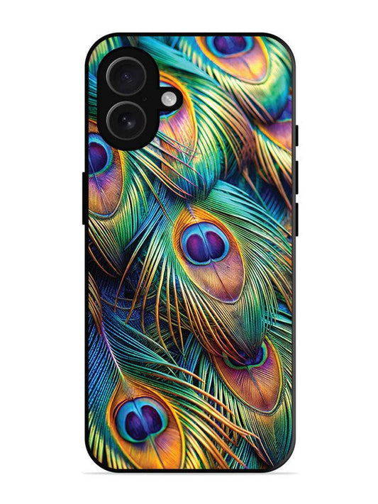 iPhone 16 Plus peacock feather