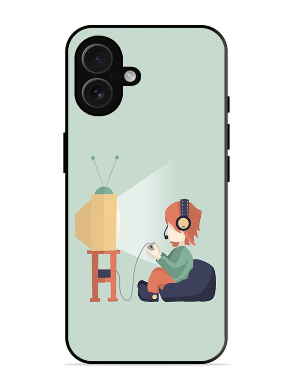 iPhone 16 Plus Kid Playing Game