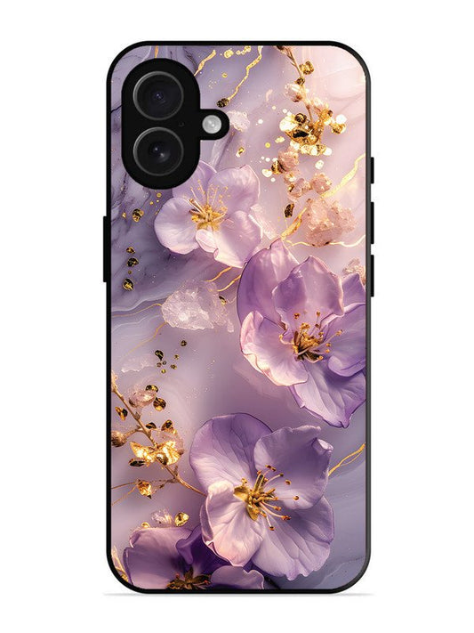iPhone 16 Plus Orchid with Golden Safron