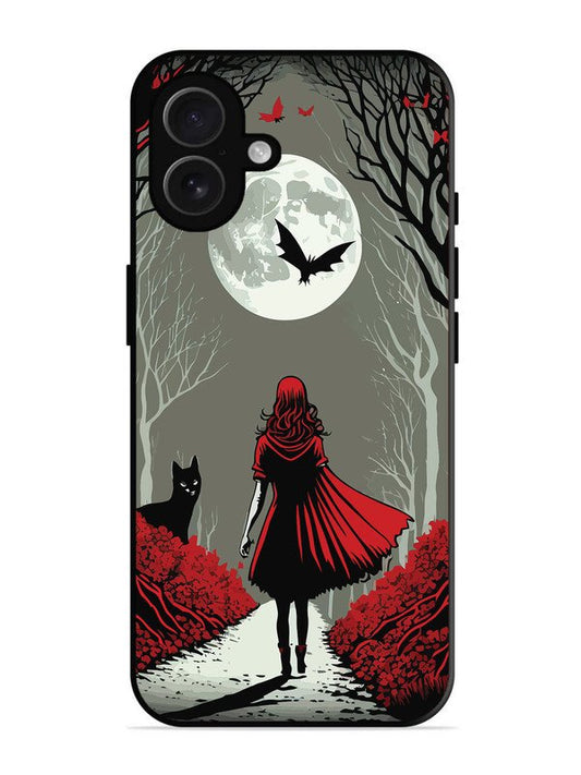 iPhone 16 Plus Scarlet Girl in Red Forest