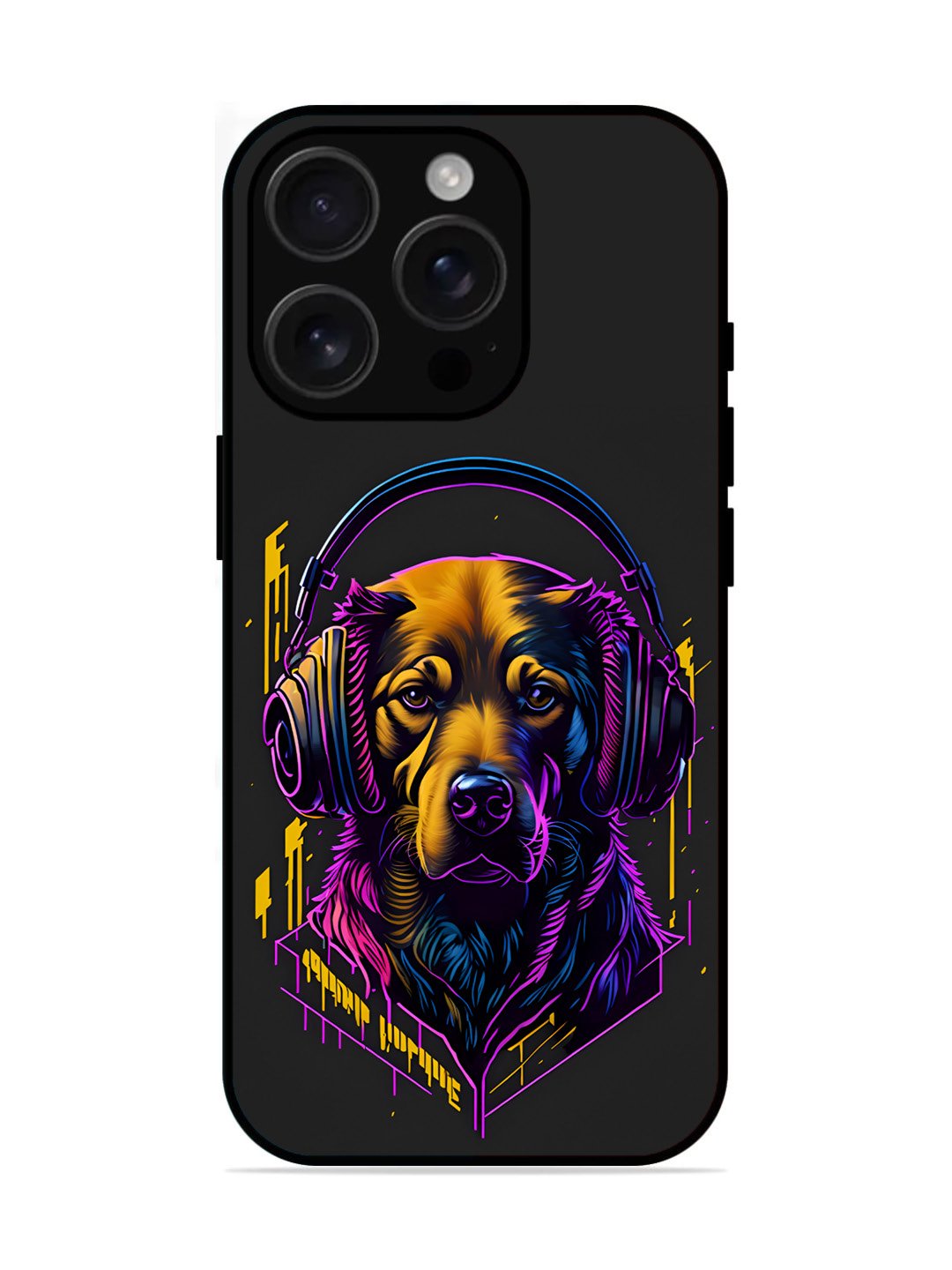 iPhone 16 Pro Music Lover Dog