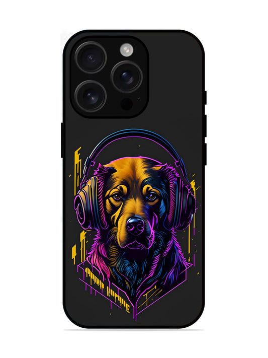 iPhone 16 Pro Music Lover Dog