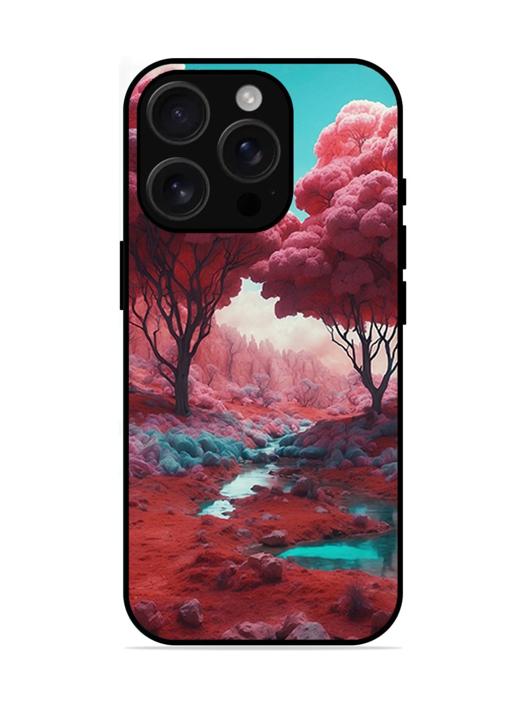 iPhone 16 Pro Pink Forest