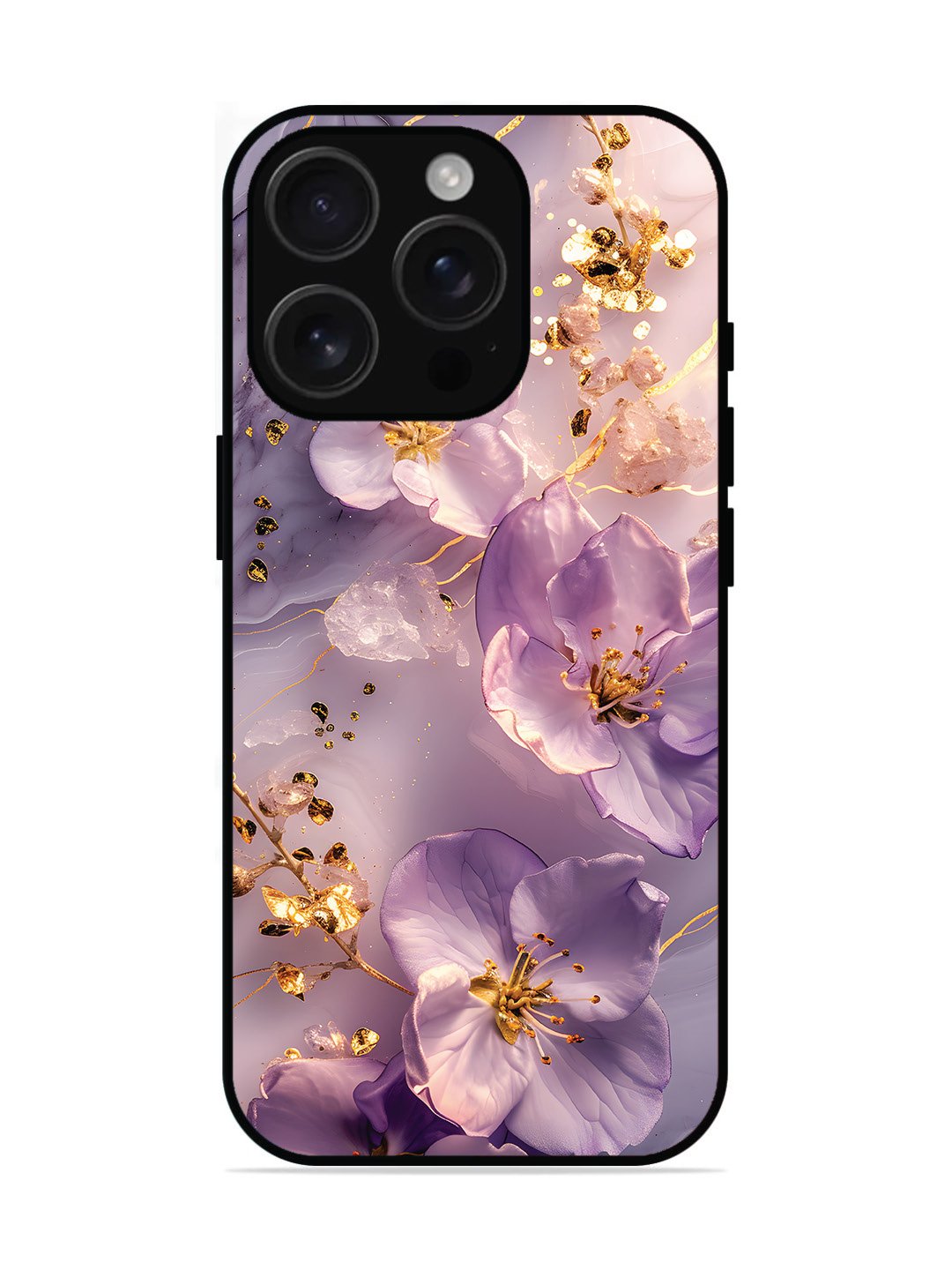 iPhone 16 Pro Orchid with Golden Safron