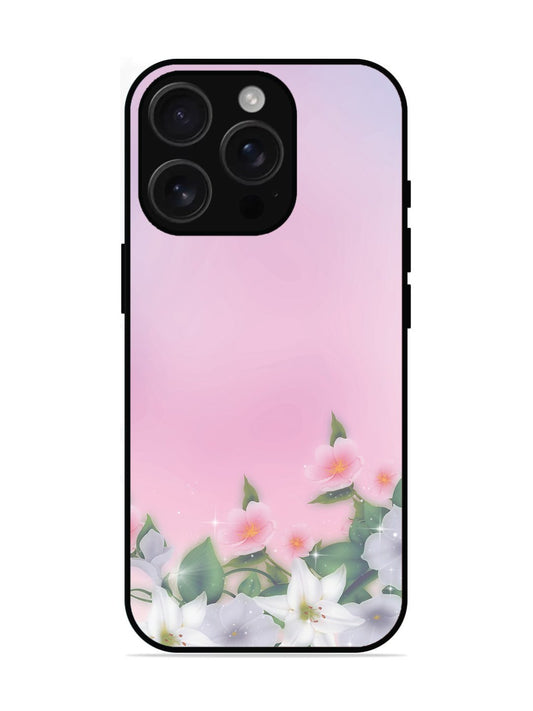 iPhone 16 Pro Pink Floral Elegance