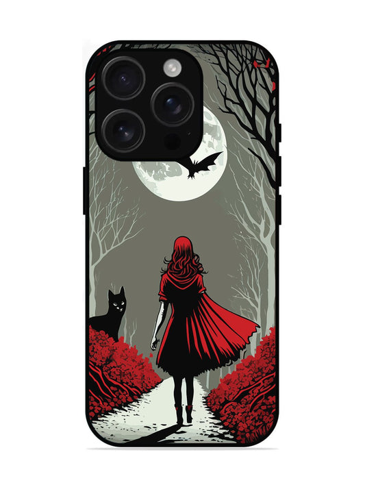 iPhone 16 Pro Scarlet Girl in Red Forest