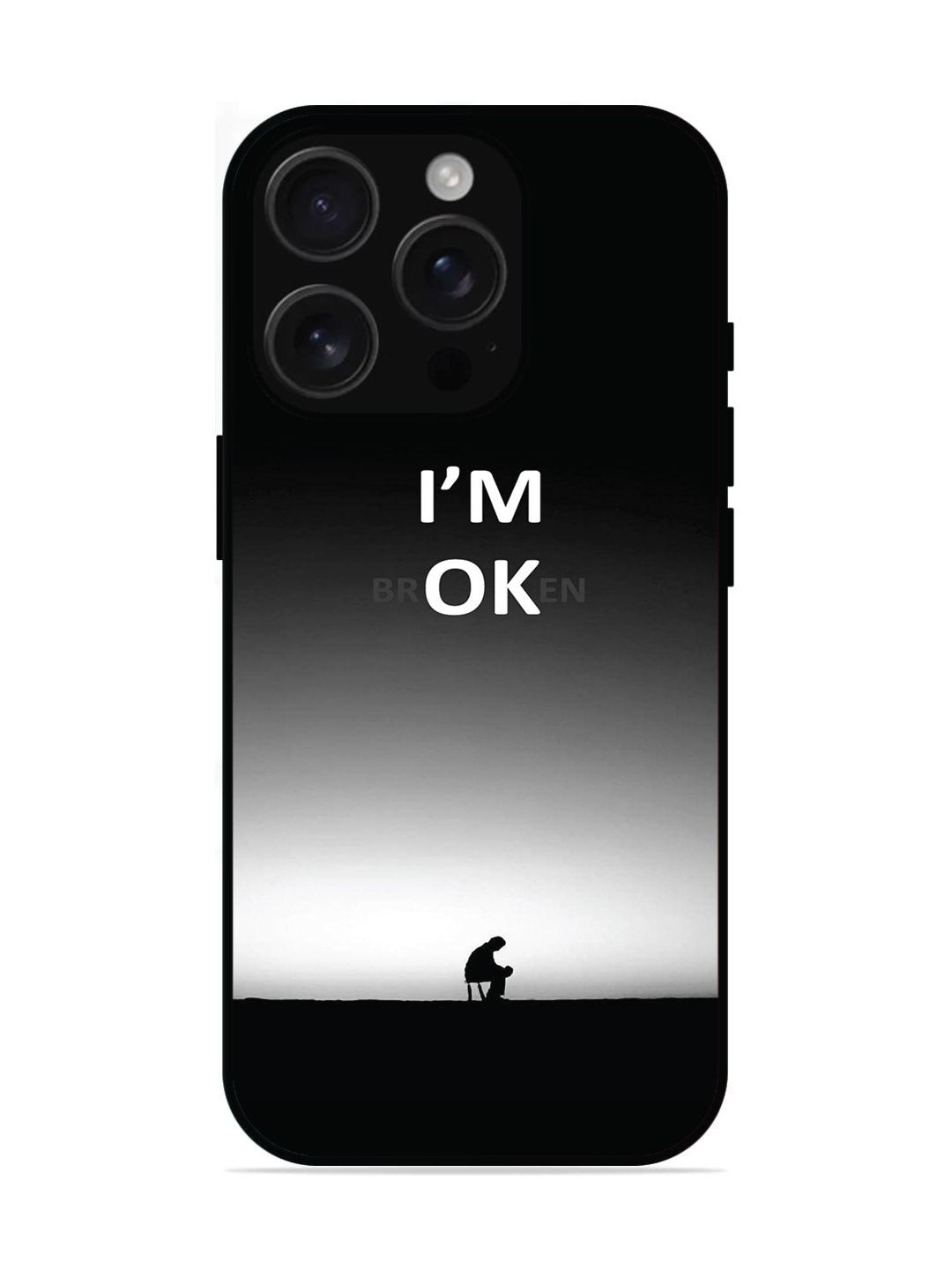 iPhone 16 Pro I'm Broken A man on Chair Alone