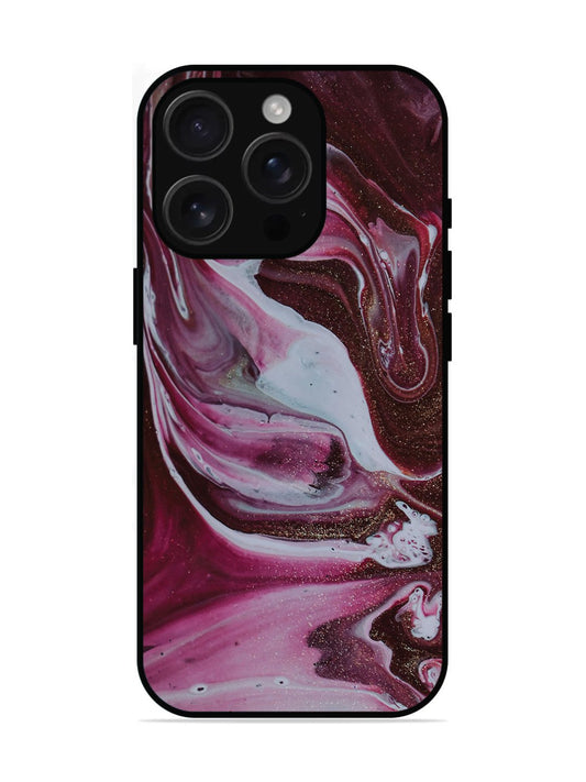 iPhone 16 Pro Pink And Golden Marble