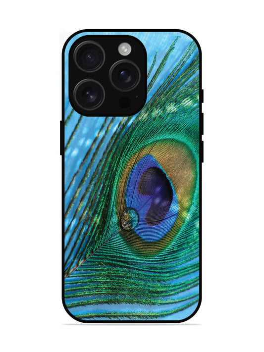 iPhone 16 Pro A drop on Peacock Feather