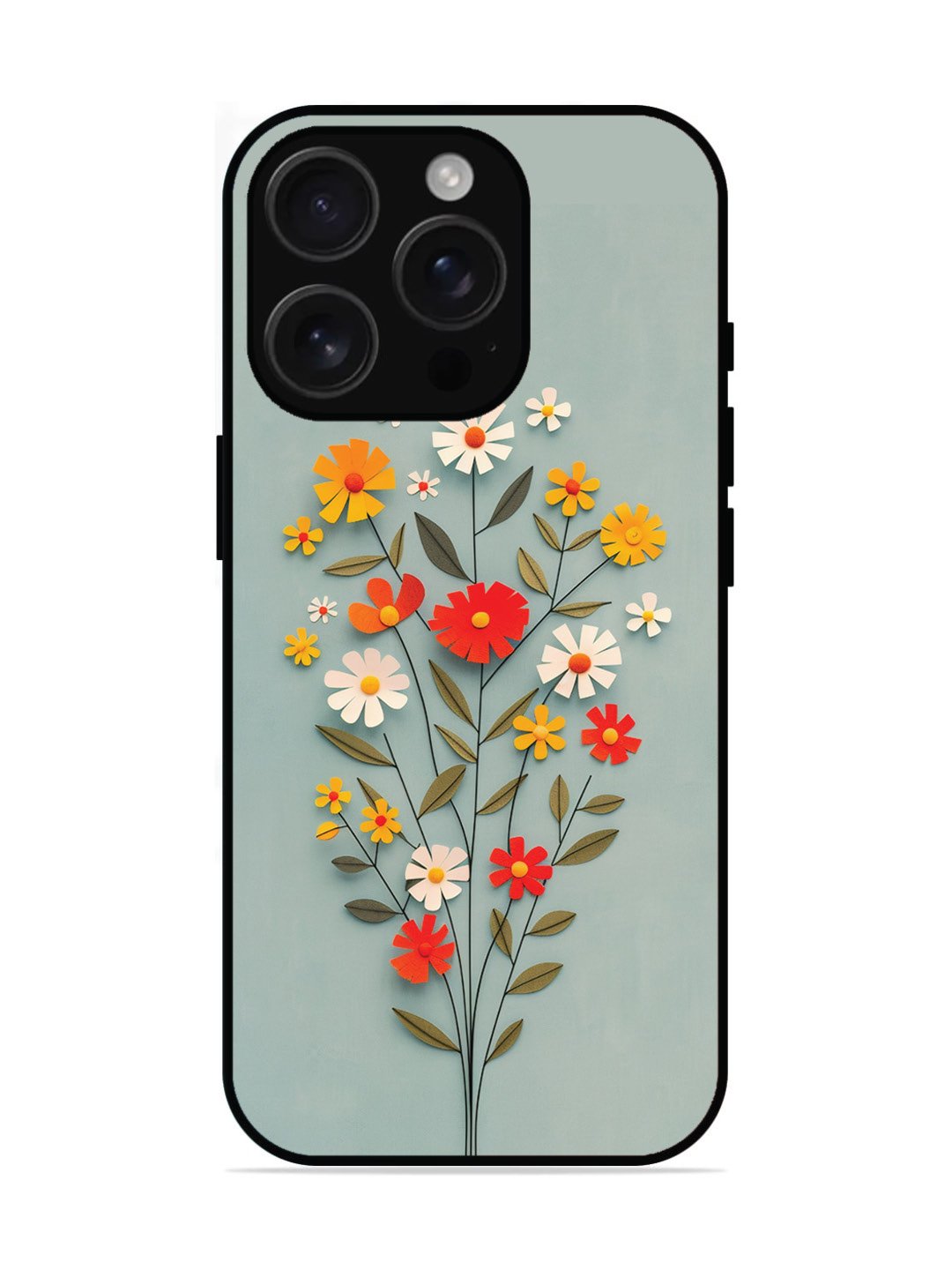 iPhone 16 Pro Paper Flowers
