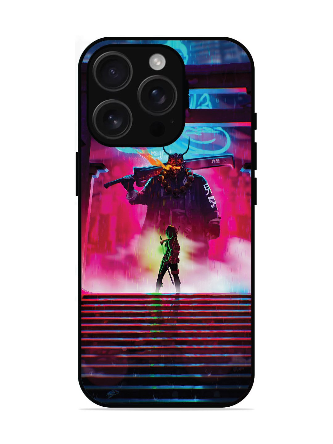 iPhone 16 Pro Cyberpunk Yokai Monster