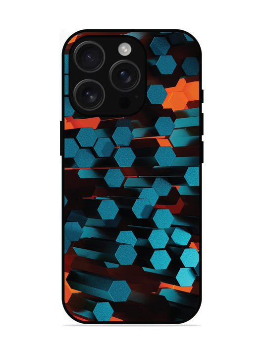 iPhone 16 pro Hexagon 3D Abstract