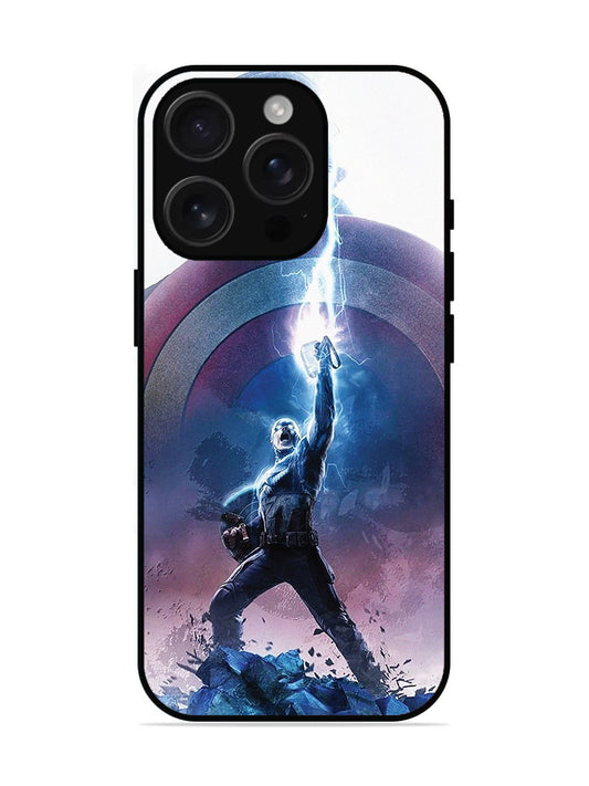 iPhone 16 pro captain-america-thor-hammer-lightning
