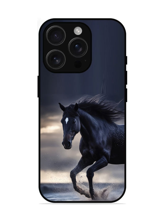 iPhone 16 pro black-horse-animal