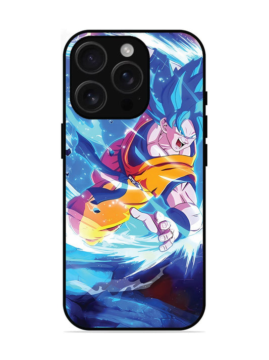 iPhone 16 pro goku-blue-dragon-ball