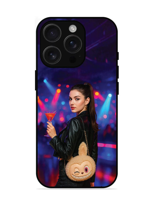 iPhone 16 pro Girl with Labubu Purs