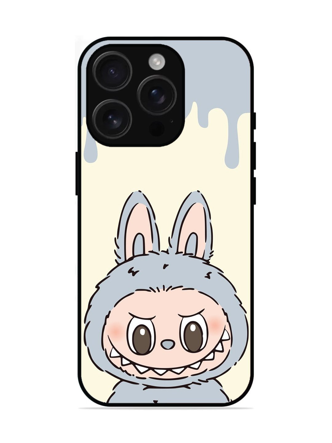 iPhone 16 pro Labubu Closeup Blue
