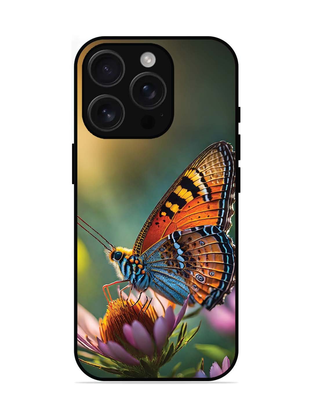 iPhone 16 pro Golden Hour Monarch Butterfly