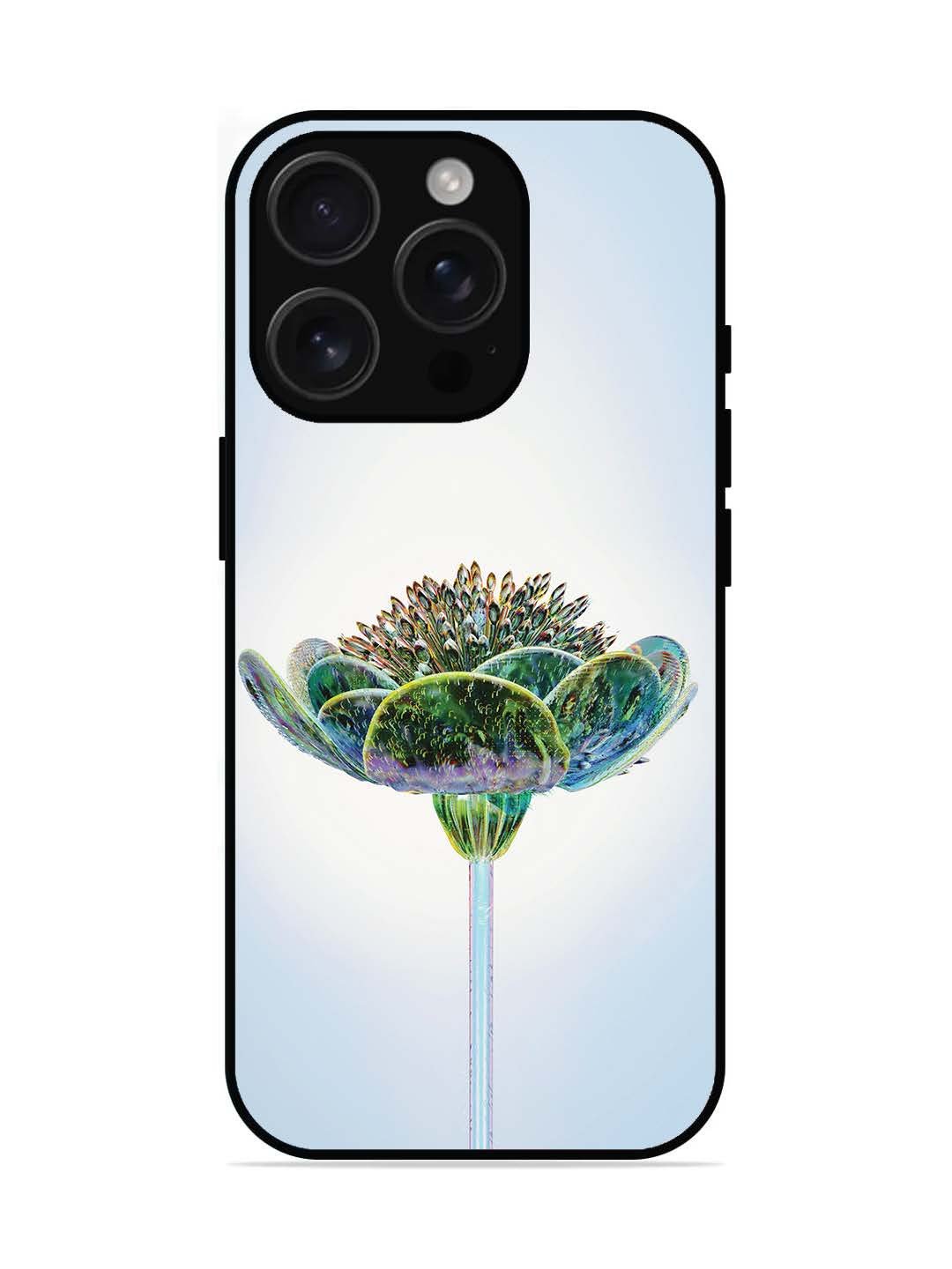 iPhone 16 pro Liquid Glass Chromatic Flower