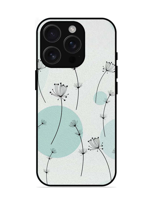 iPhone 16 pro Soft Focus Floral Silhouette