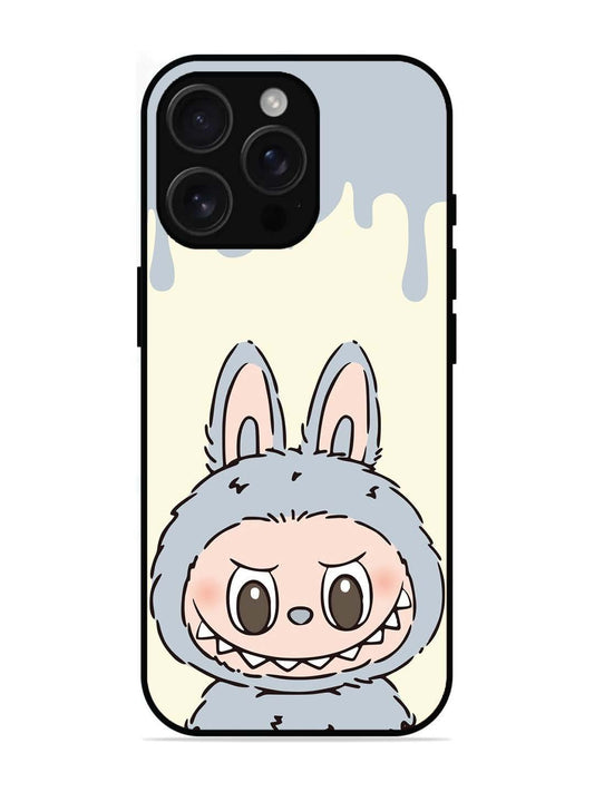 iPhone 16 pro max Labubu Closeup Blue