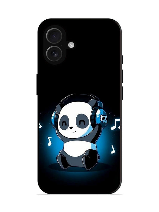 iPhone 16 plus Panda Listening Music