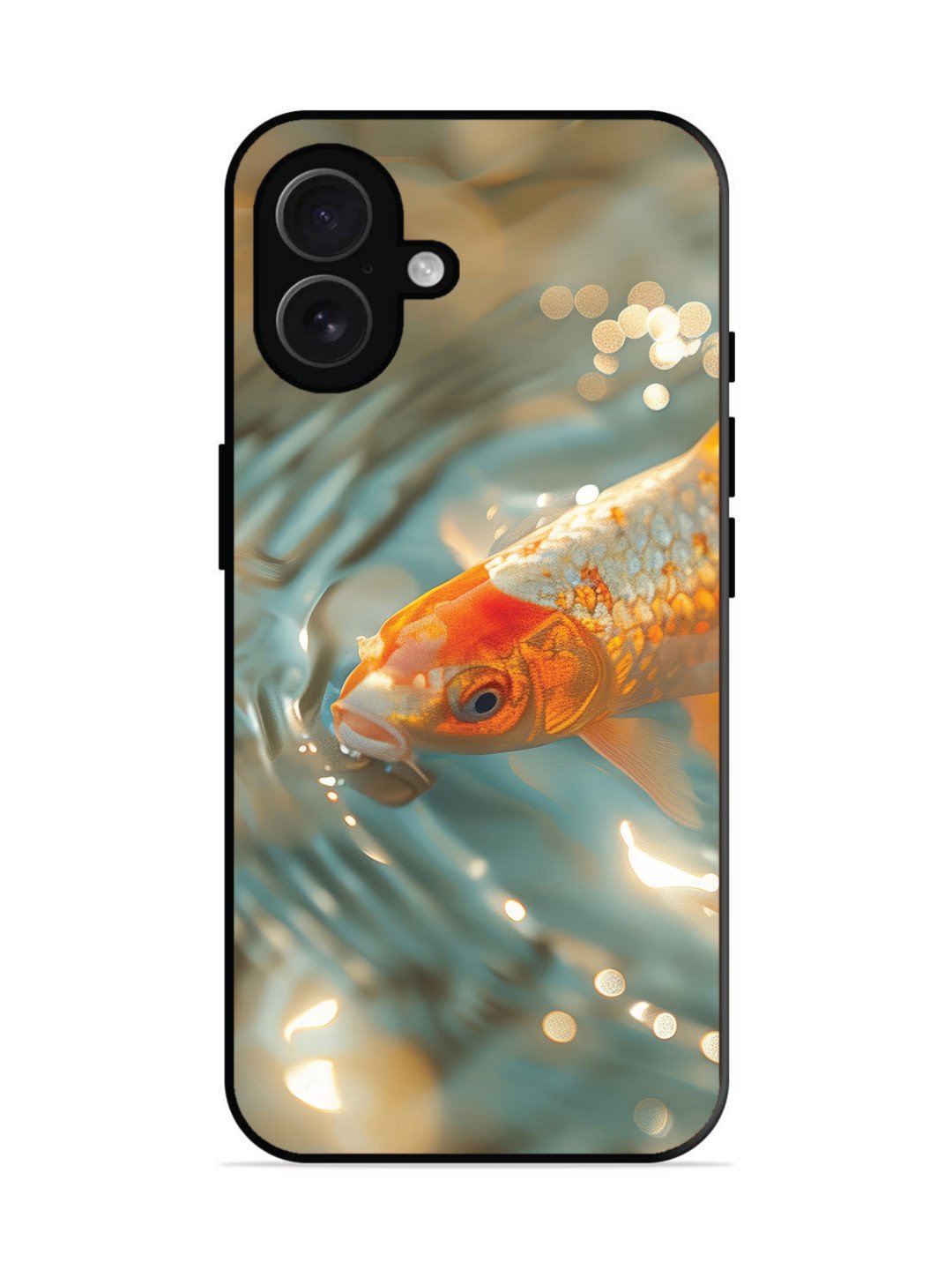 iPhone 16 plus gold-fish-animal