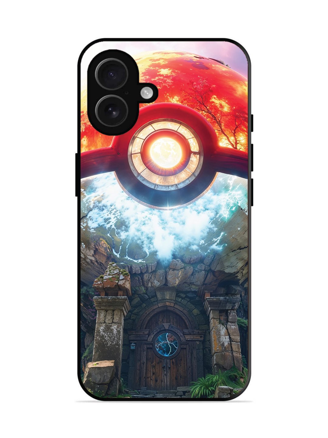 iPhone 16 plus Cartoon-ball-house-anime