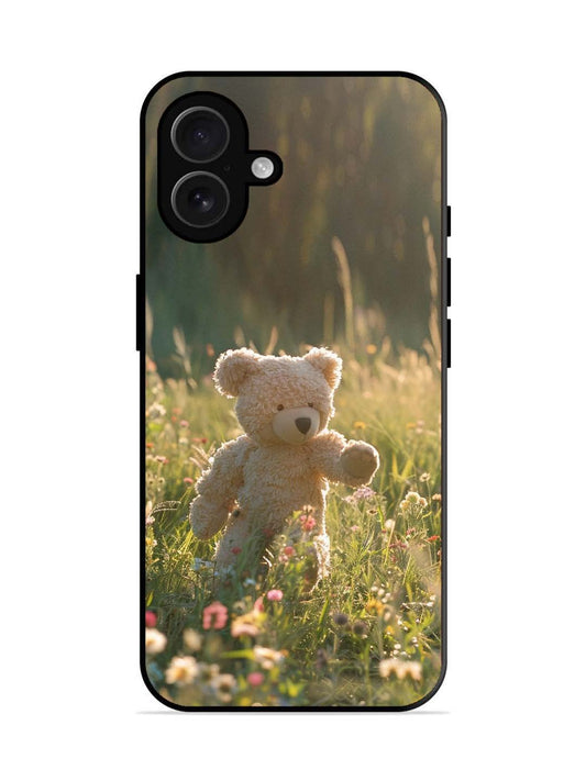 iPhone 16 plus Teddy Bear Outdoors