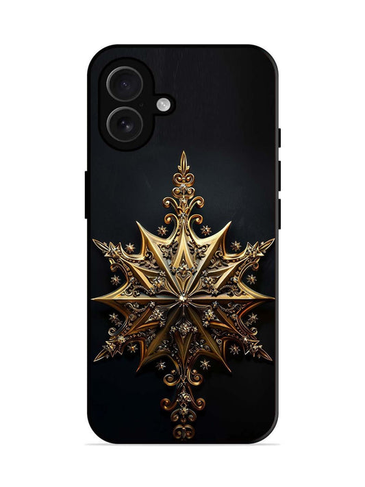 iPhone 16 plus Ornate Golden Star