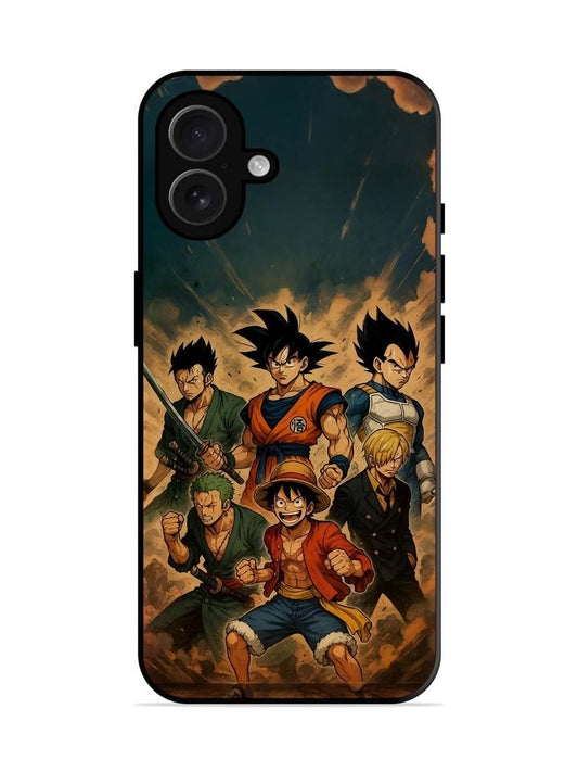 iPhone 16 plus OnePiece n Dragon Ball Z in one team