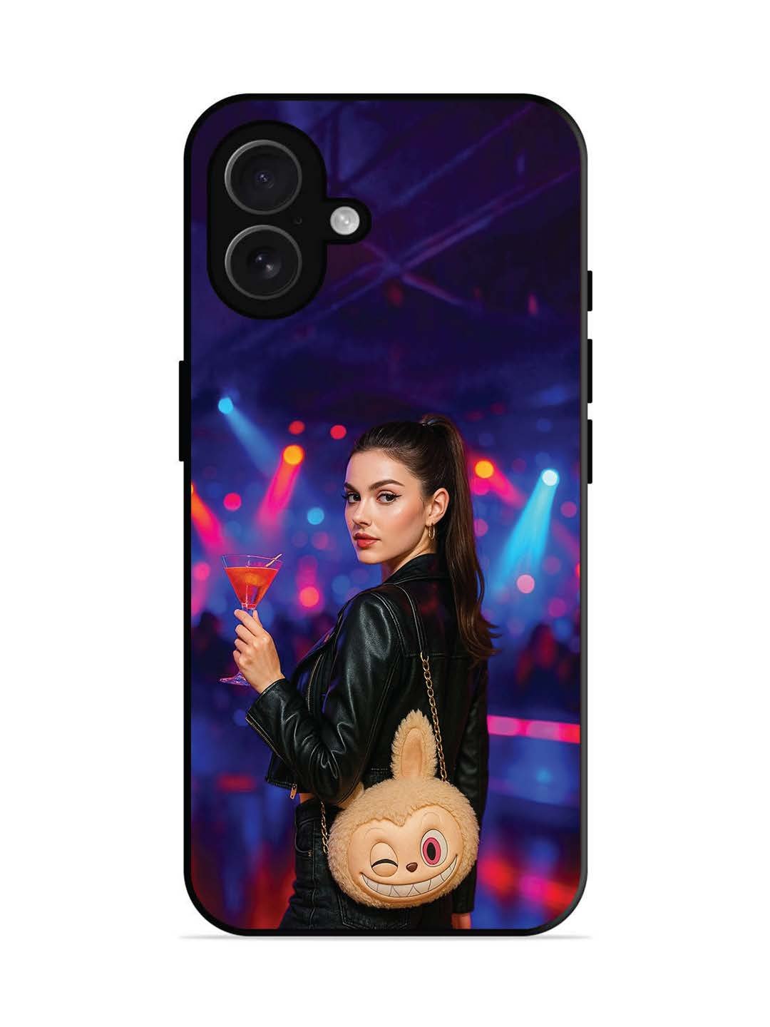 iPhone 16 plus Girl with Labubu Purs