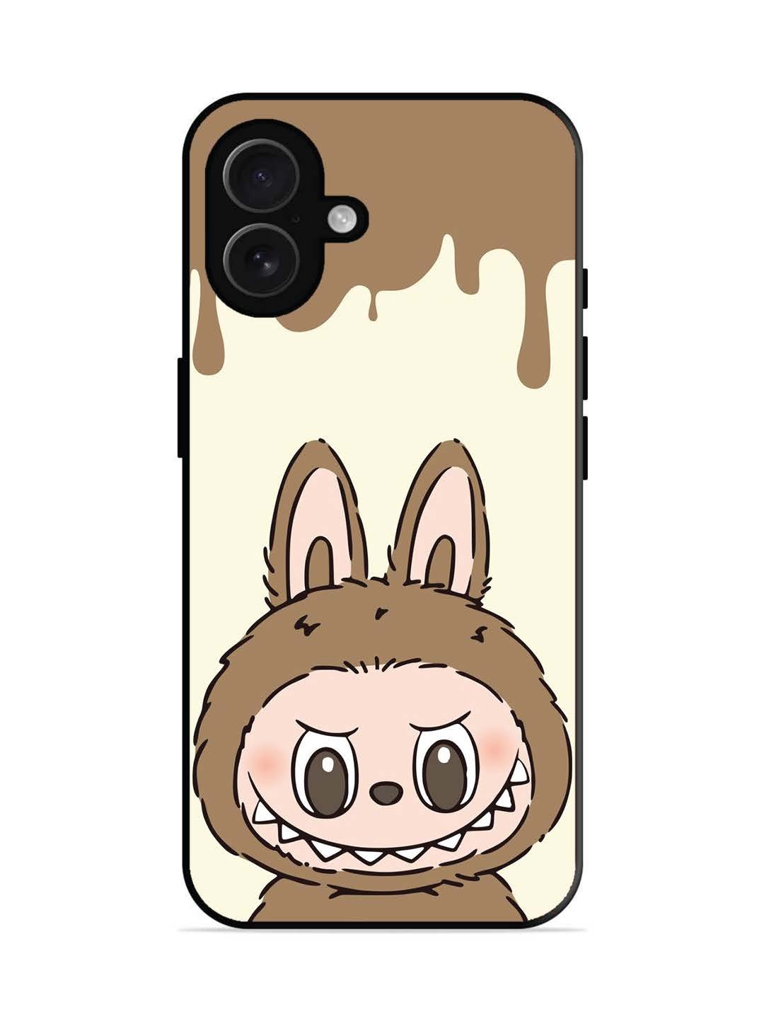 iPhone 16 plus Labubu Closeup Chocolate