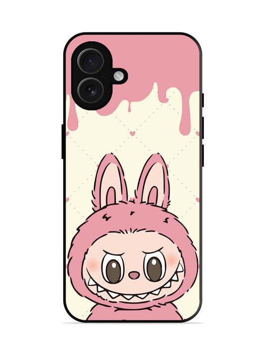 iPhone 16 plus Labubu Closeup Pink