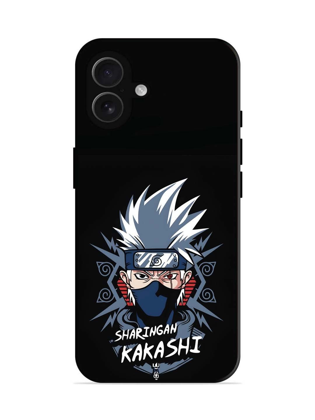iPhone 16 plus Anime Ninja Kakashi Mangekyo