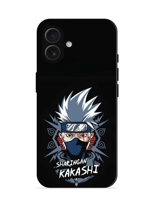 iPhone 16 plus Anime Ninja Kakashi Mangekyo